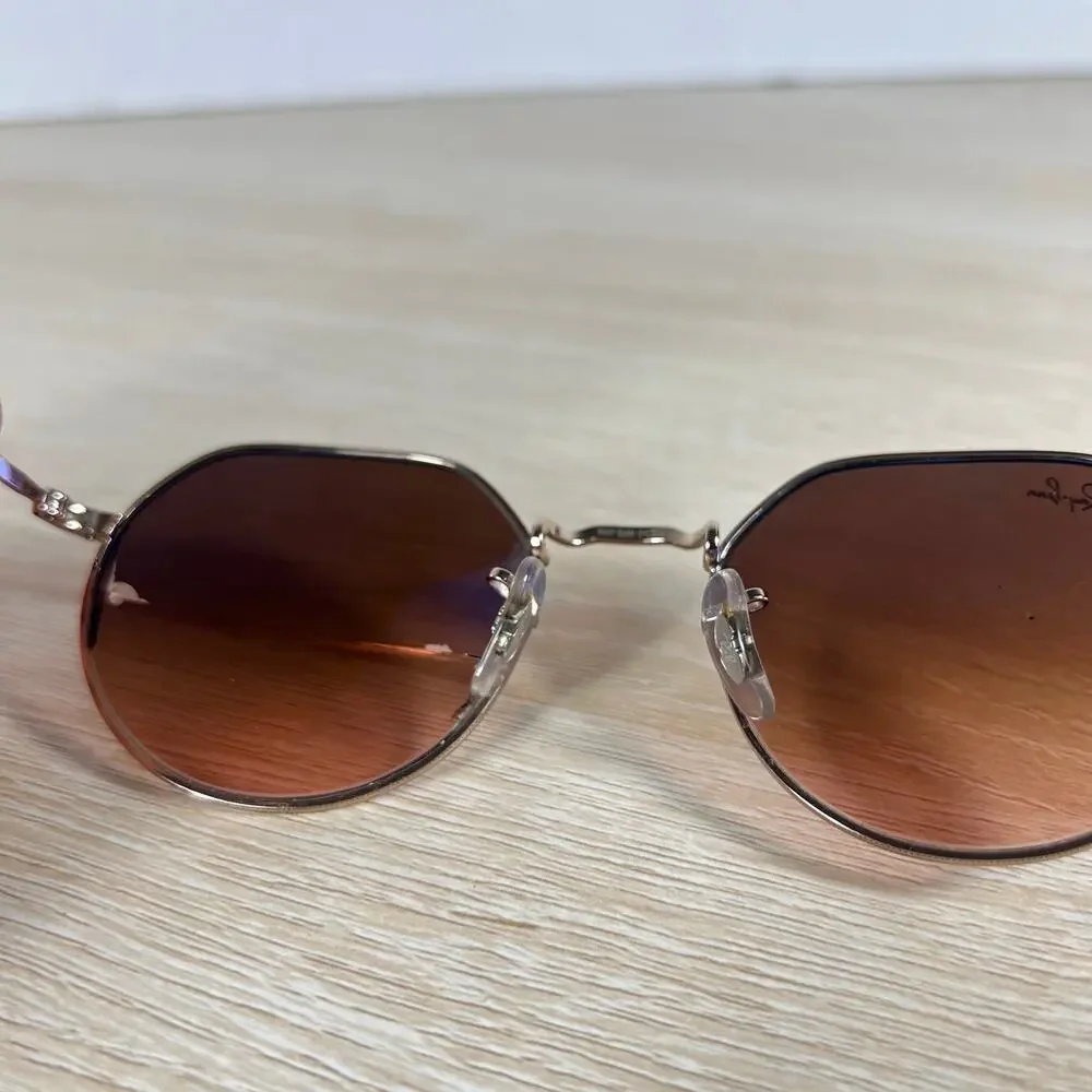 Ray-Ban RB3565 Jack 9035/A5 Sunglasses READ DESC Gold 51-20-145 Italy